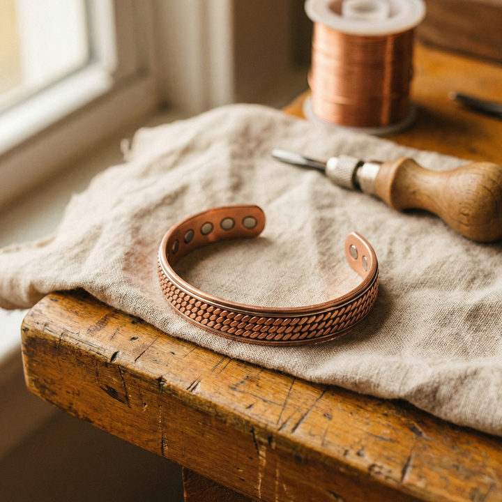 Ovia Copper Jewellery Wave Copper Bracelet