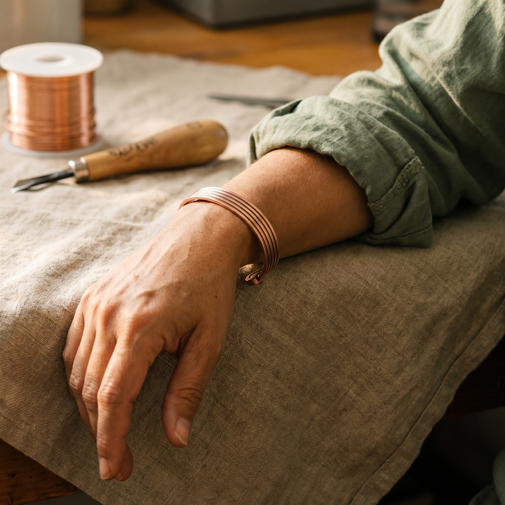 Ovia Copper Jewellery Ridge Copper Bracelet