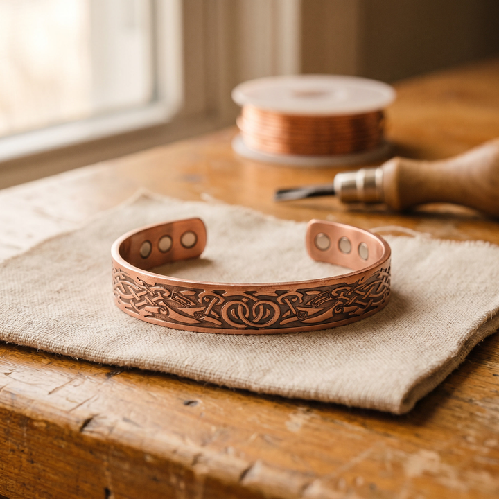 Ovia Copper Jewellery Moss Copper Bracelet