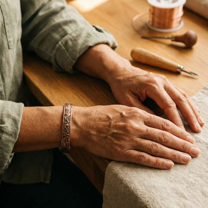 Ovia Copper Jewellery Loam Copper Bracelet