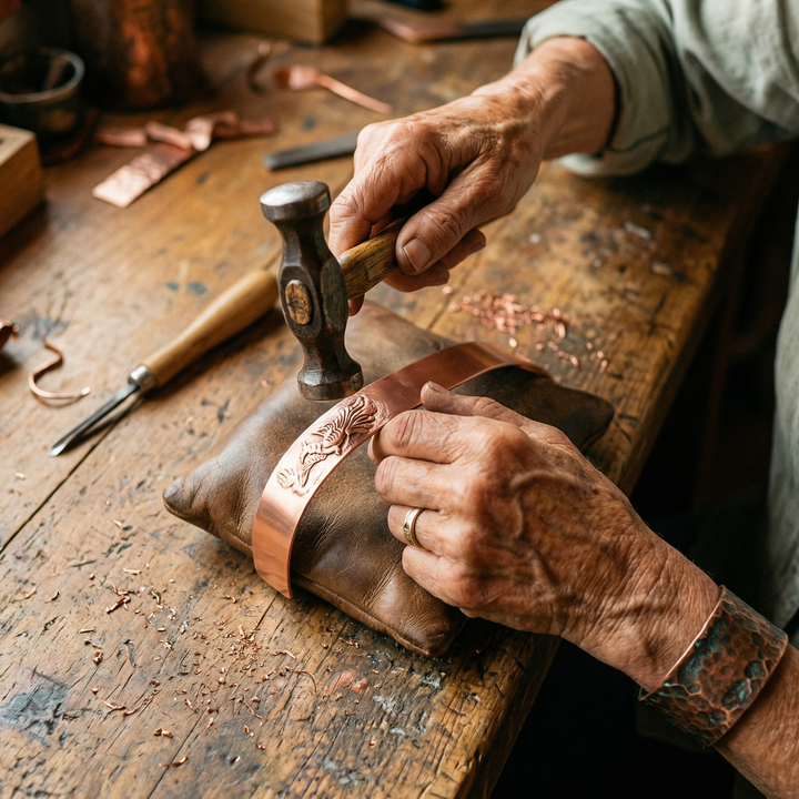Ovia Copper Jewellery Loam Copper Bracelet