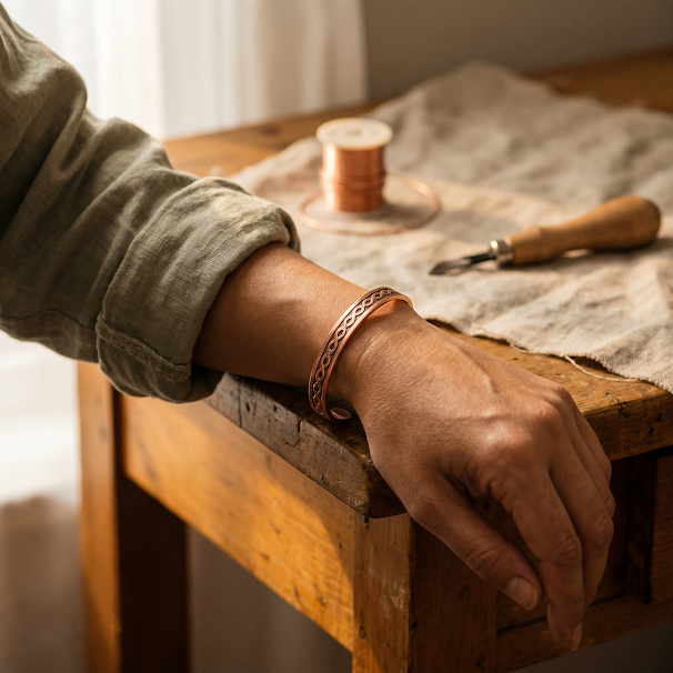 Ovia Copper Jewellery Current Copper Bracelet