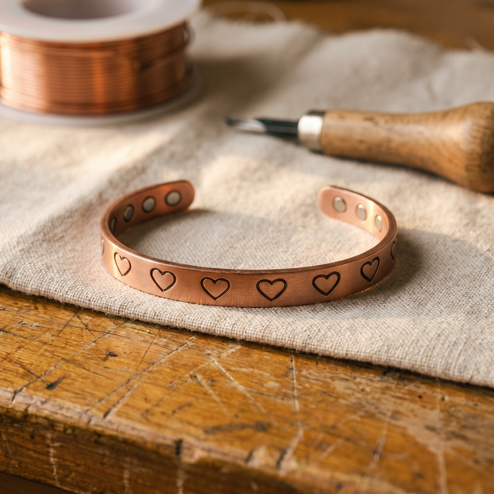 Ovia Copper Jewellery Hearth Copper Bracelet