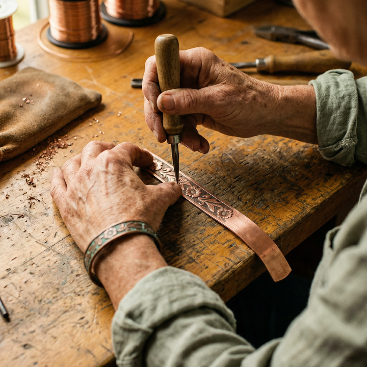 Ovia Copper Jewellery Vine Copper Bracelet