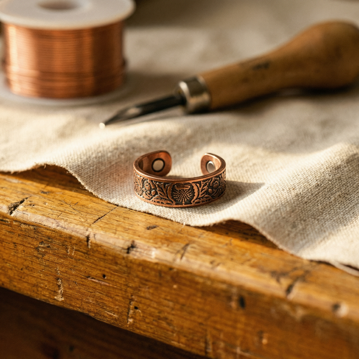 Ovia Copper Jewellery Bole Copper Ring