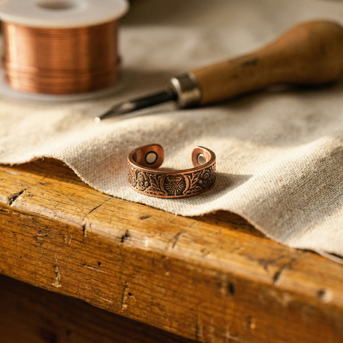 Ovia Copper Jewellery Bole Copper Ring