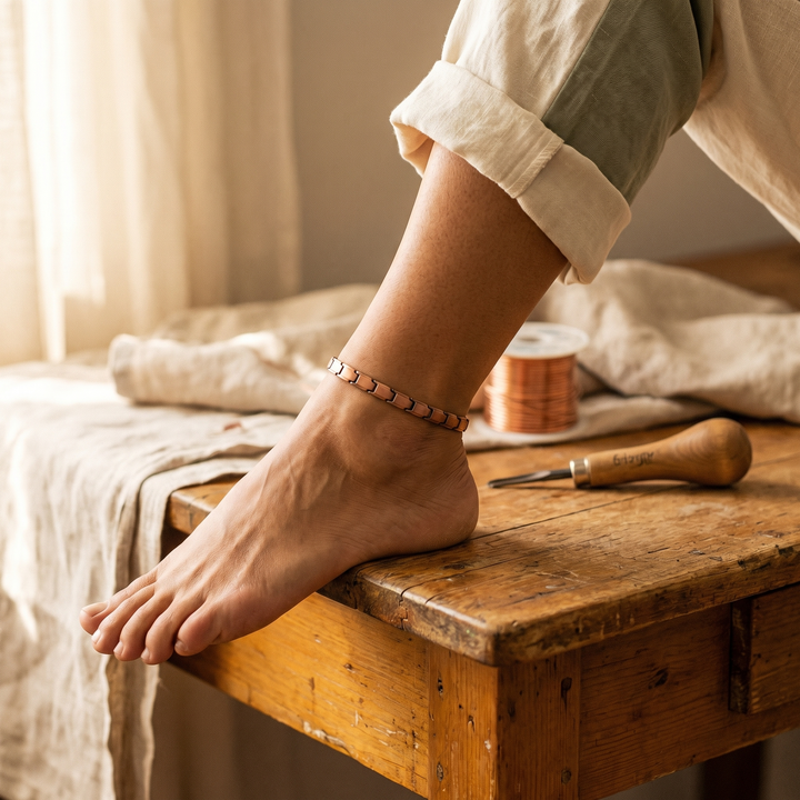 Ovia Copper Jewellery Shore Copper Anklet