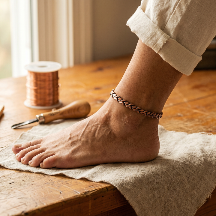 Ovia Copper Jewellery Dune Copper Anklet