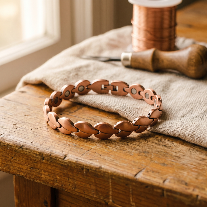 Ovia Copper Jewellery Marsh Copper Anklet