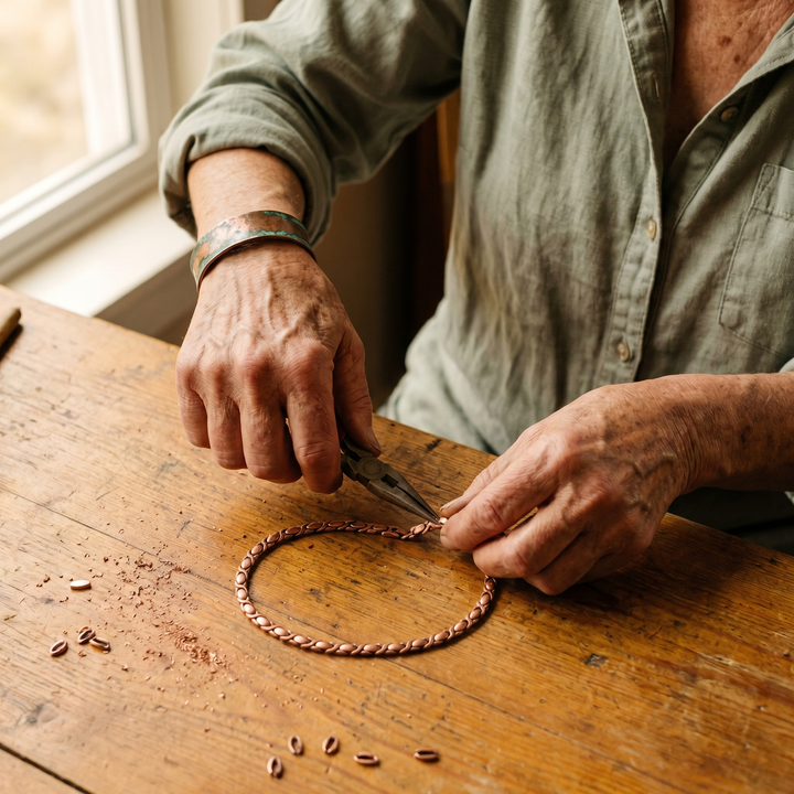Ovia Copper Jewellery Cedar Copper Necklace