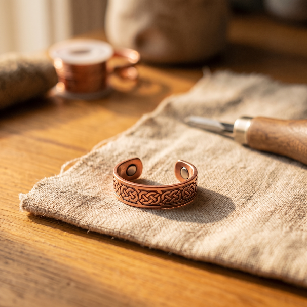 Ovia Copper Jewellery Fen Copper Ring