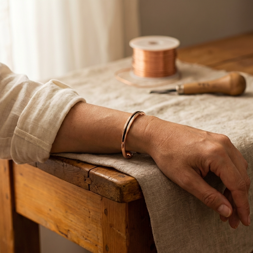 Ovia Copper Jewellery Vein Copper Bracelet