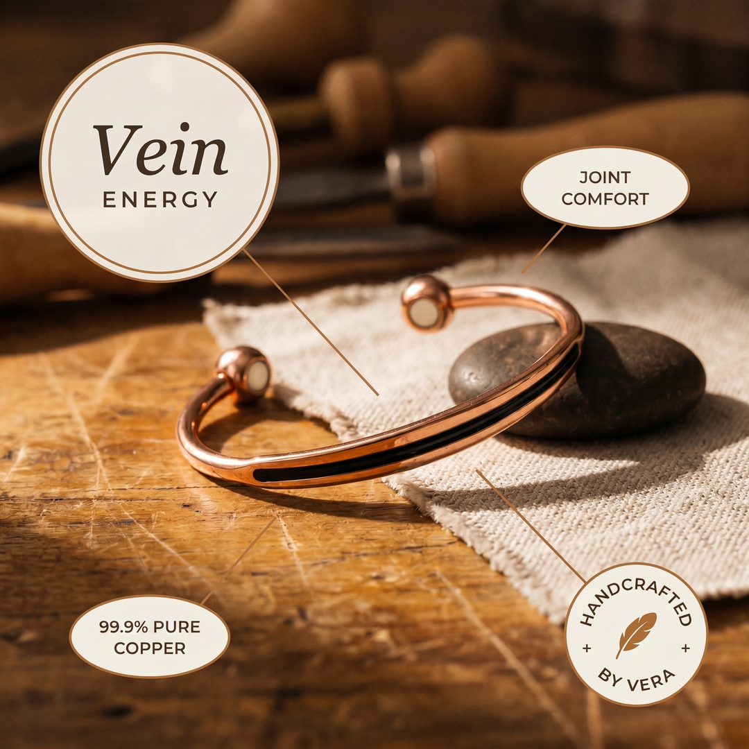 Ovia Copper Jewellery Vein Copper Bracelet