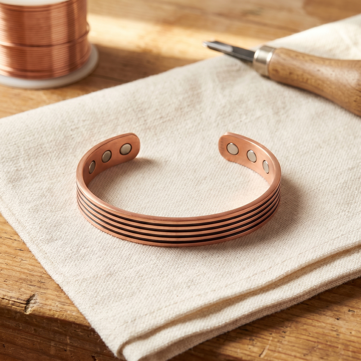 Ovia Copper Jewellery Sage Copper Bracelet
