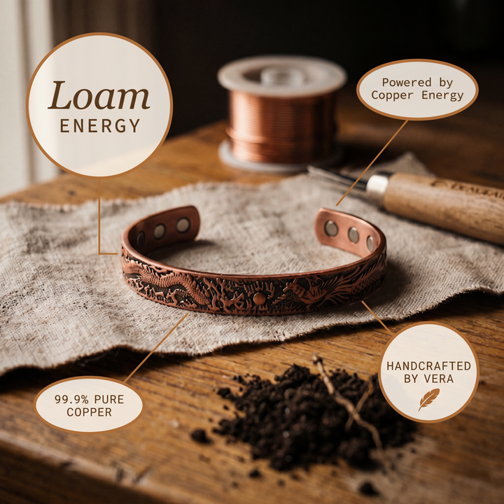 Ovia Copper Jewellery Loam Copper Bracelet