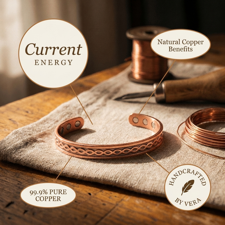 Ovia Copper Jewellery Current Copper Bracelet