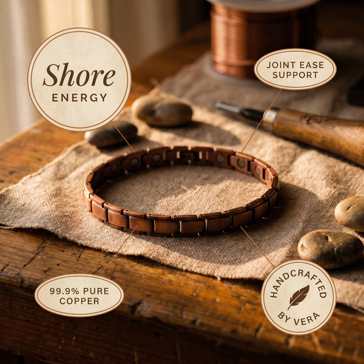 Ovia Copper Jewellery Shore Copper Anklet