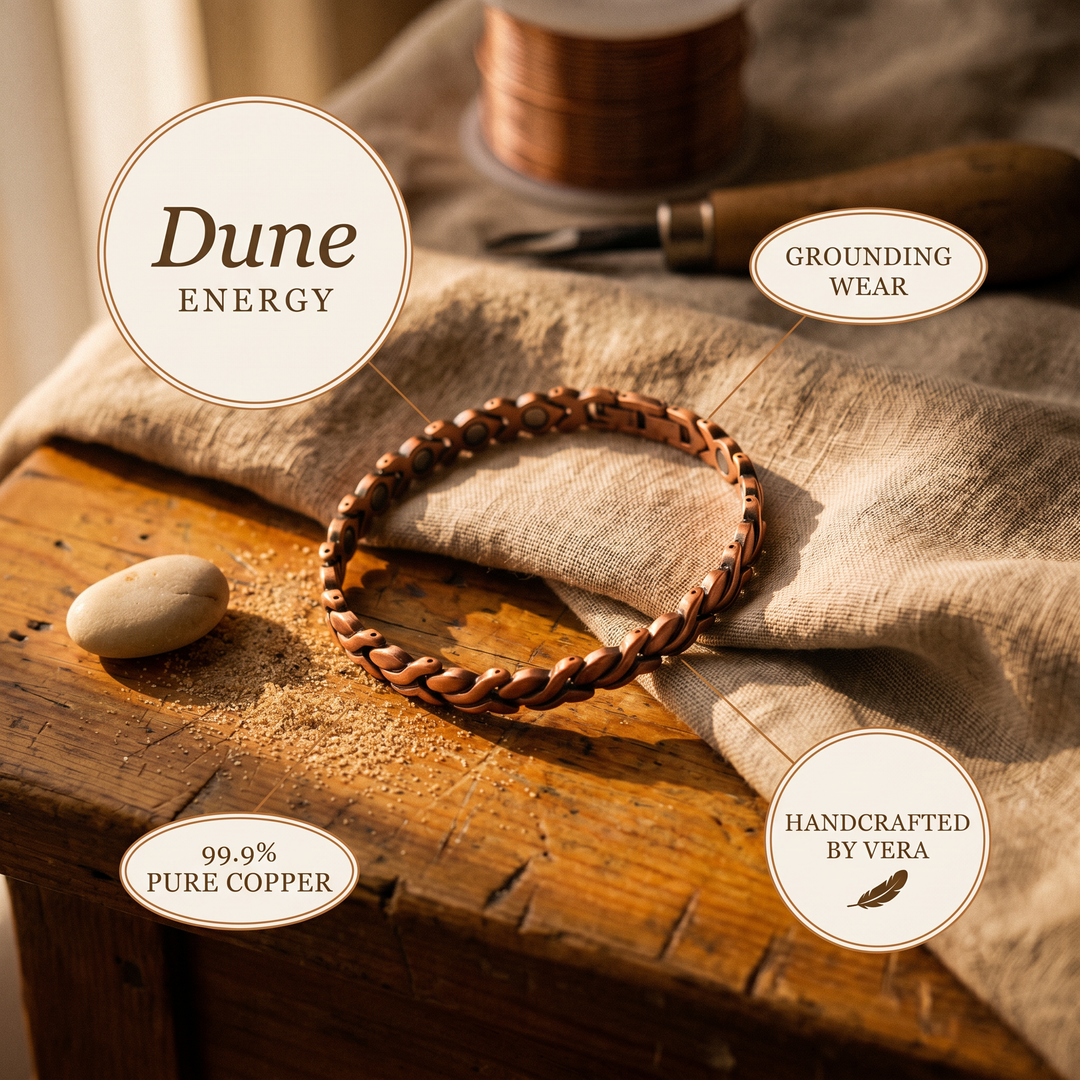 Ovia Copper Jewellery Dune Copper Anklet