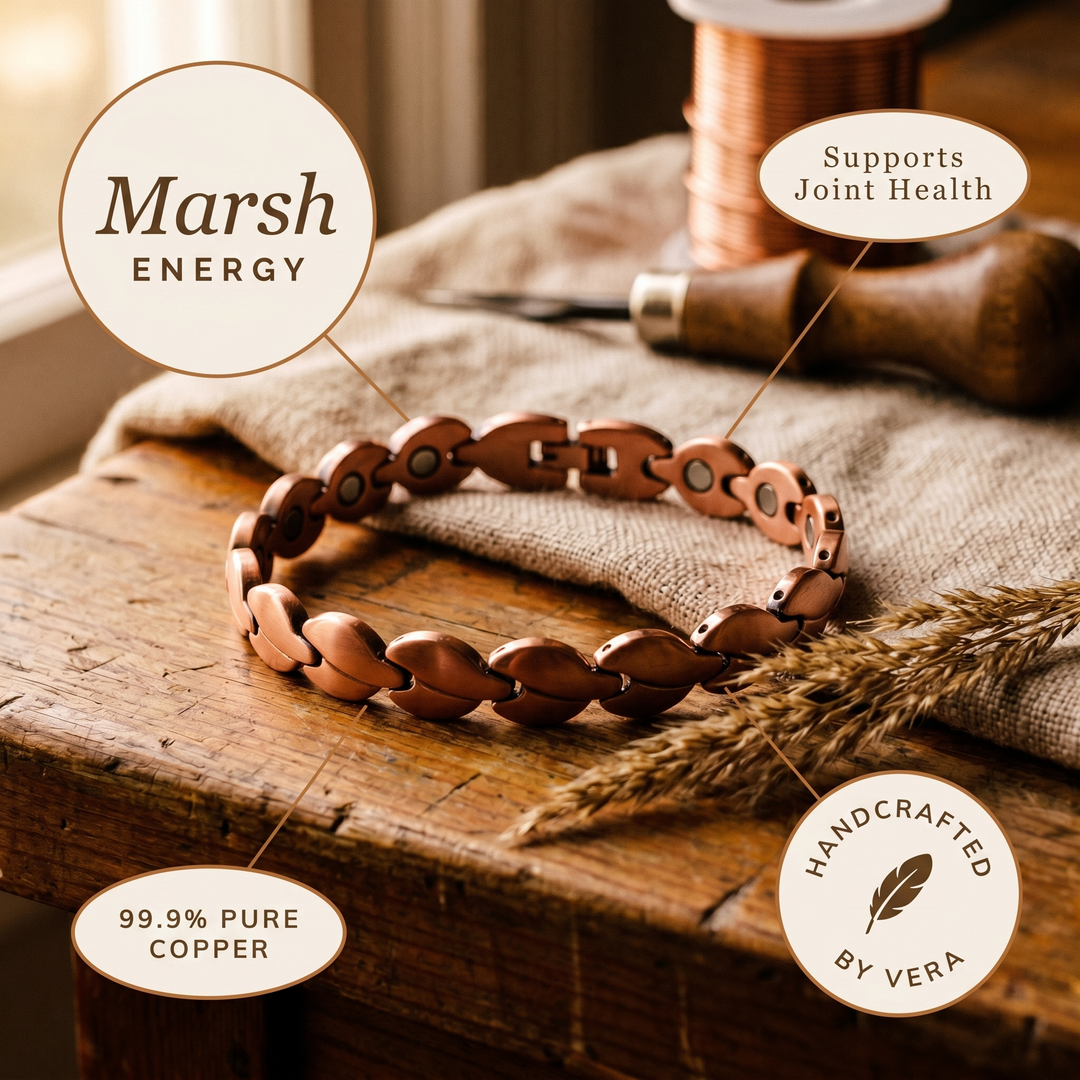 Ovia Copper Jewellery Marsh Copper Anklet