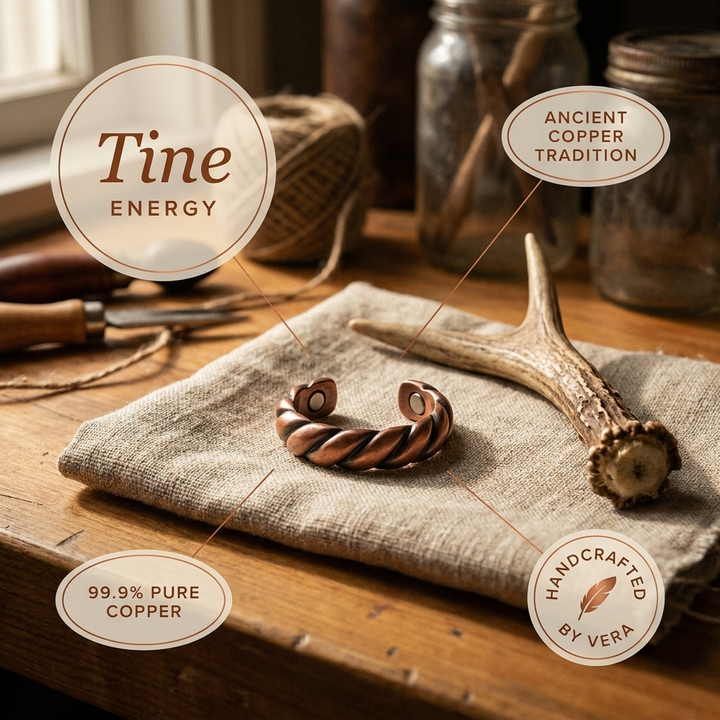 Ovia Copper Jewellery Tine Copper Ring