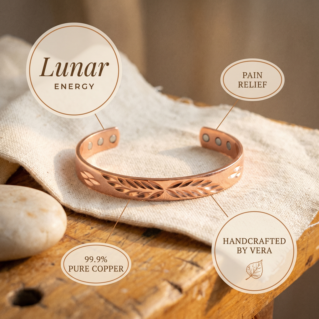 Ovia Copper Jewellery Lunar Copper Bracelet