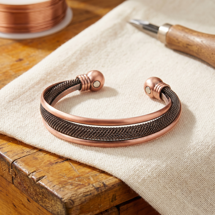 Ovia Copper Jewellery Cairn Copper Bracelet