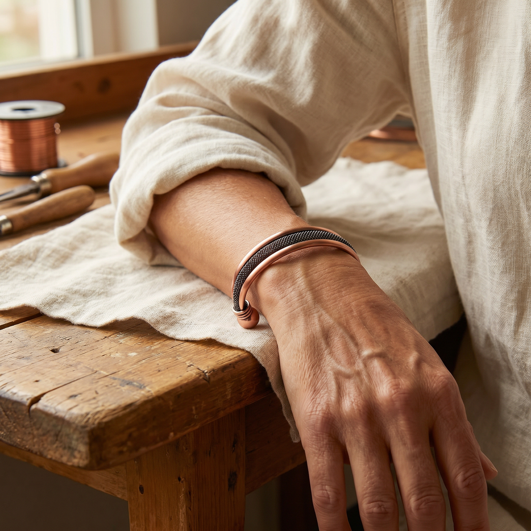 Ovia Copper Jewellery Cairn Copper Bracelet