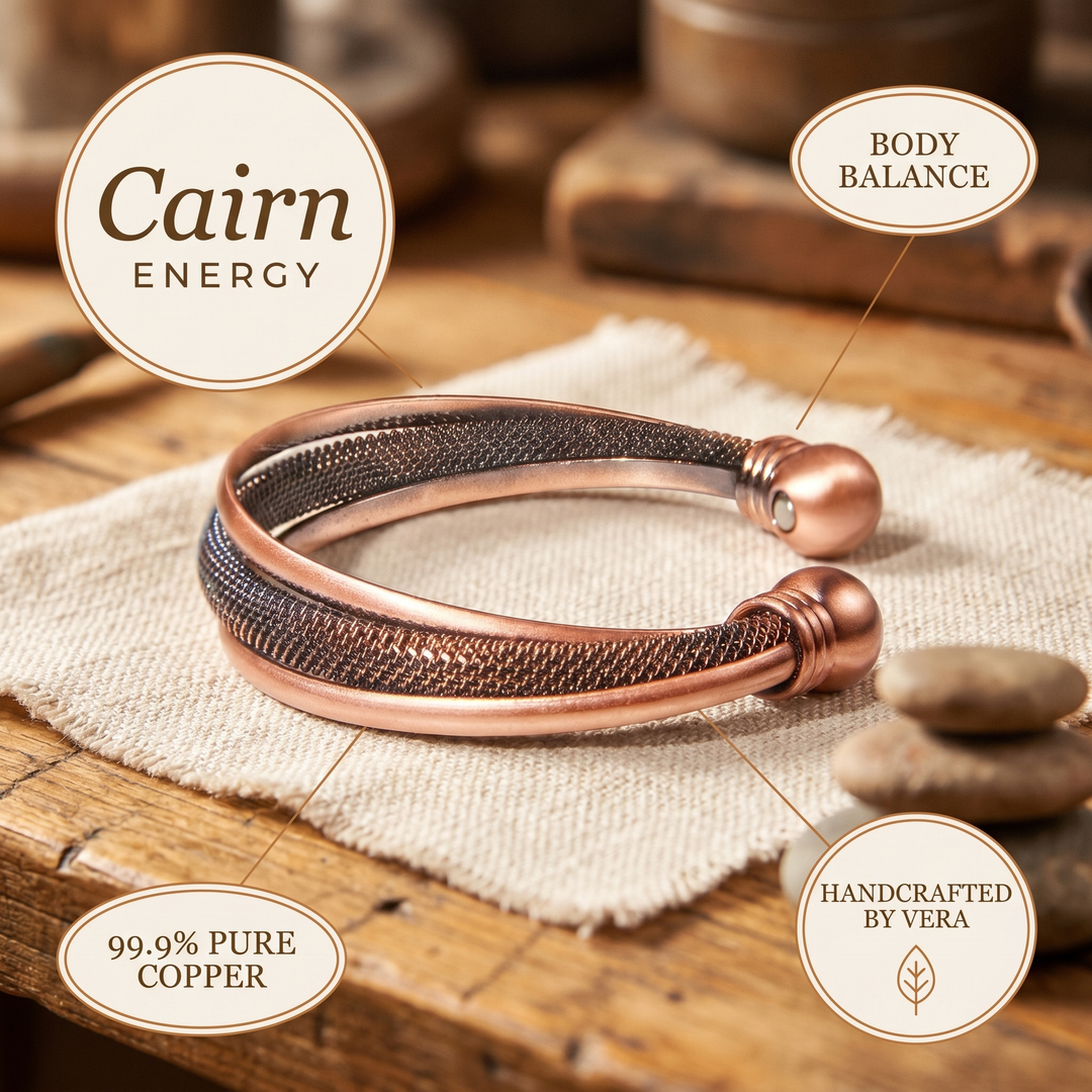 Ovia Copper Jewellery Cairn Copper Bracelet