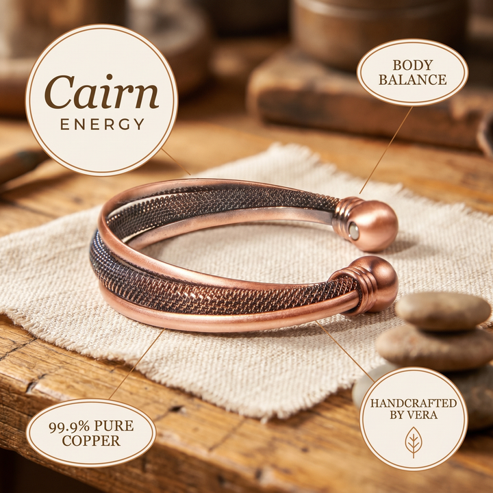 Ovia Copper Jewellery Cairn Copper Bracelet