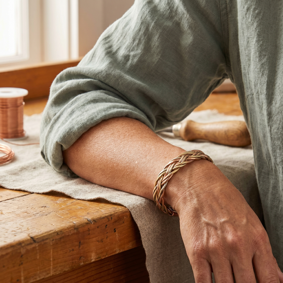 Ovia Copper Jewellery Mire Copper Bracelet