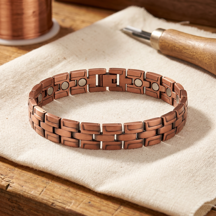 Ovia Copper Jewellery Gorse Men's Copper Bracelet