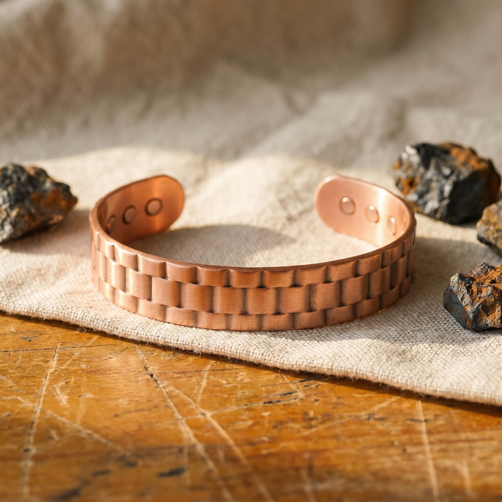 Ovia Copper Jewellery Ore Men's Copper Bracelet