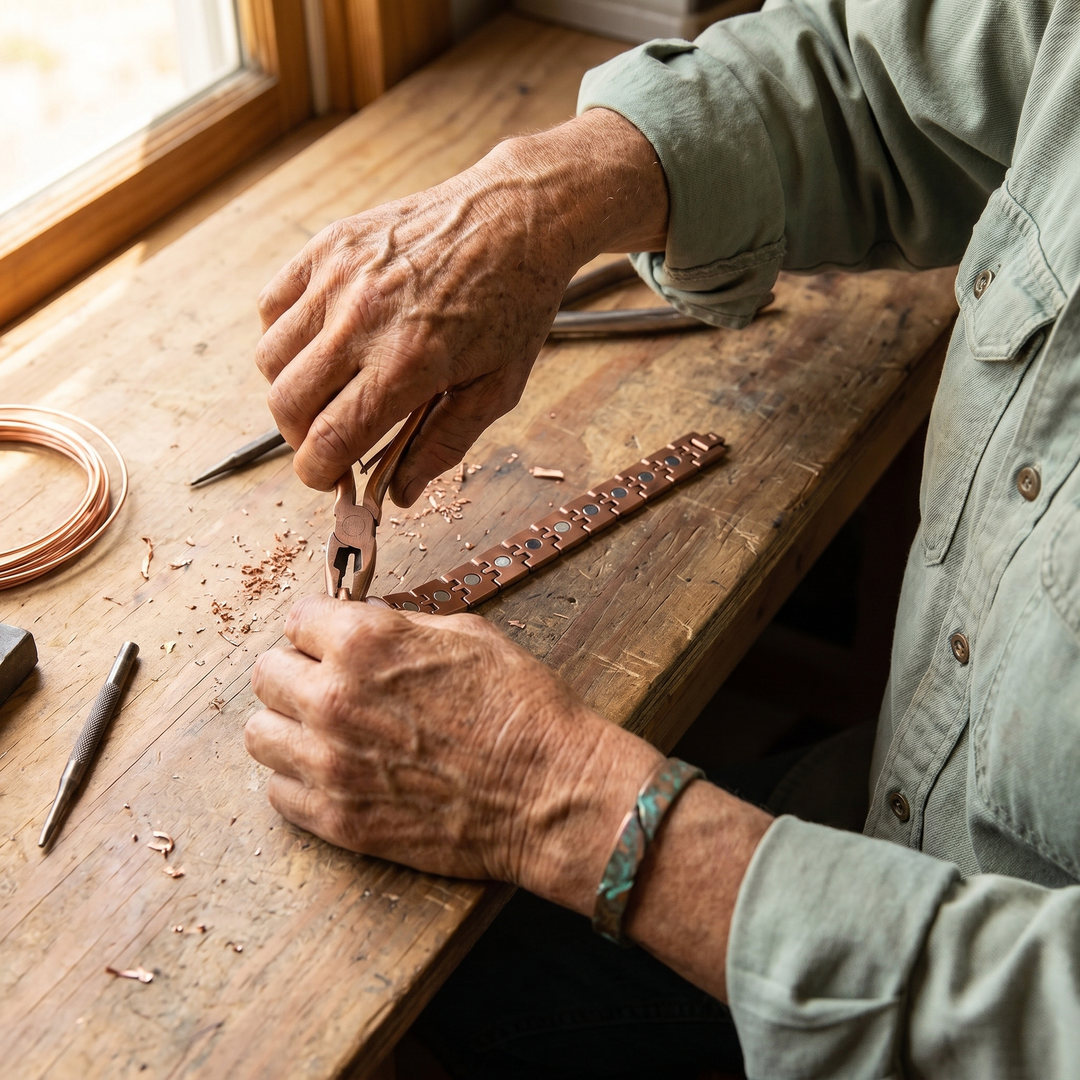 Ovia Copper Jewellery Pike Men's Copper Bracelet
