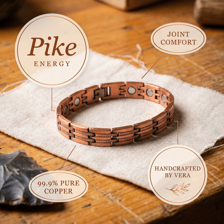 Ovia Copper Jewellery Pike Men's Copper Bracelet