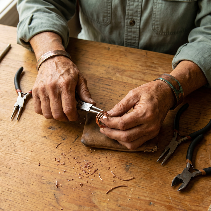 Ovia Copper Jewellery Haven Copper Ring