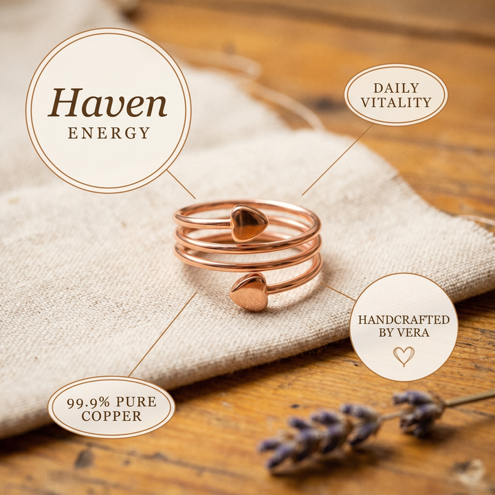 Ovia Copper Jewellery Haven Copper Ring