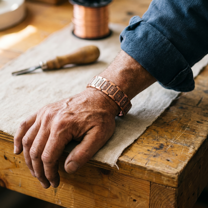 Ovia Copper Jewellery Gale Men's Copper Bracelet