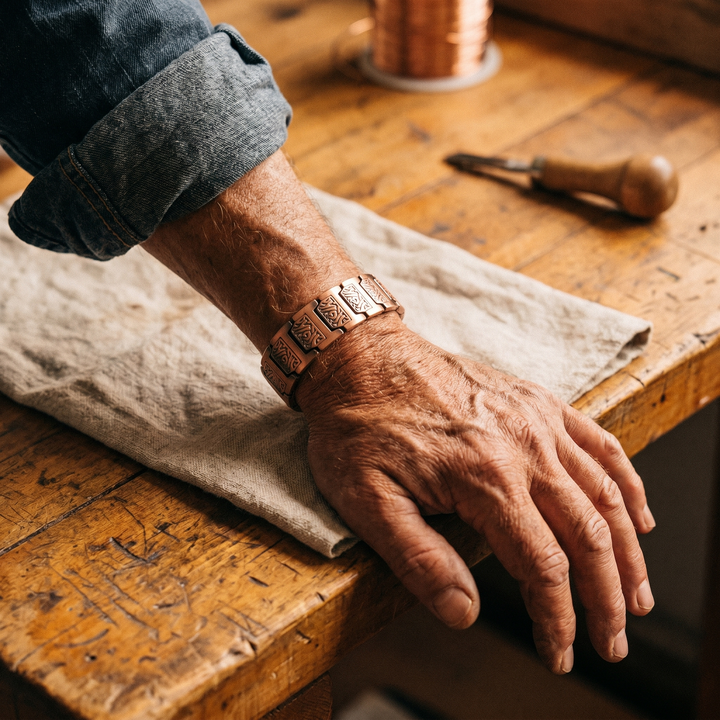 Ovia Copper Jewellery Glen Men's Copper Bracelet