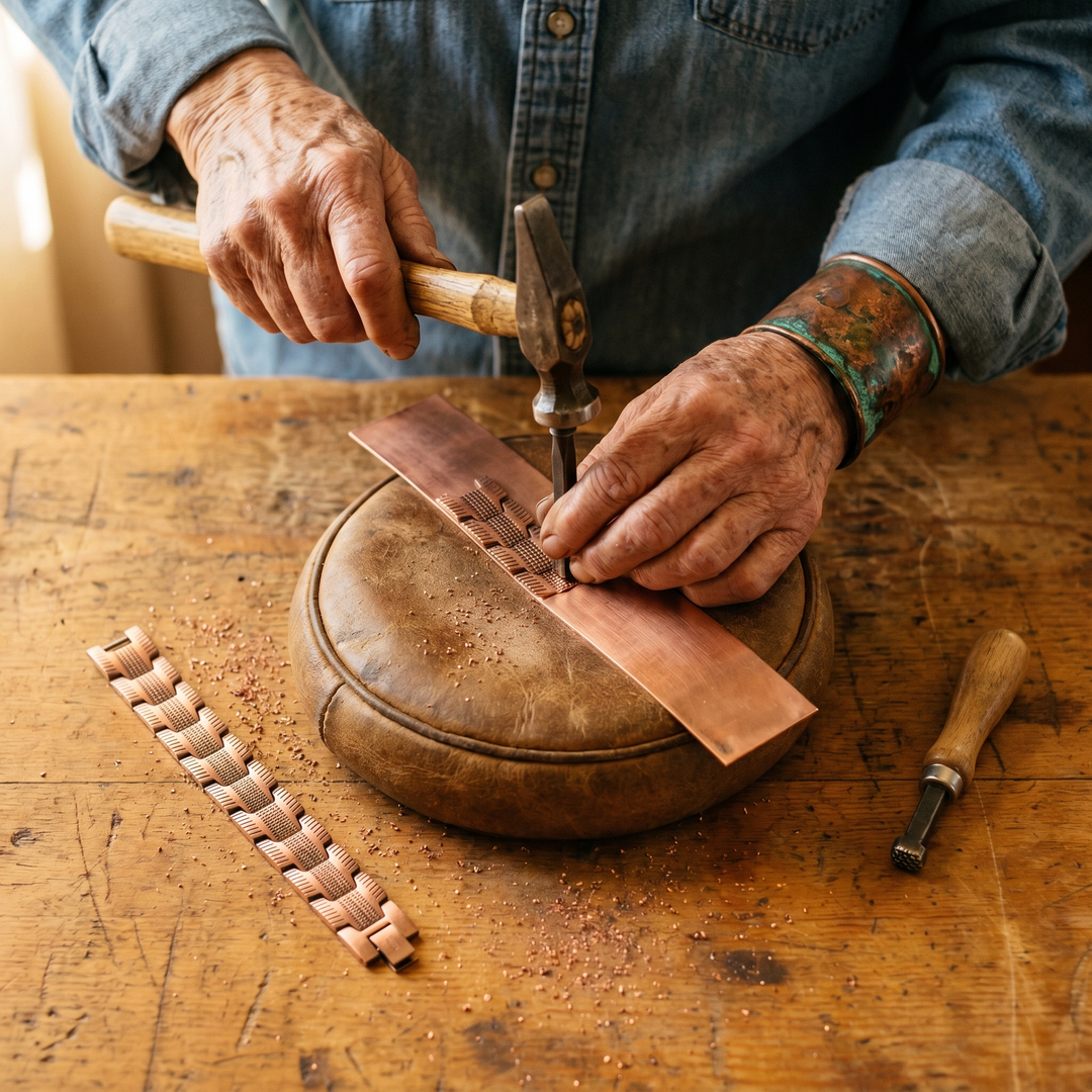 Ovia Copper Jewellery Crag Copper Bracelet