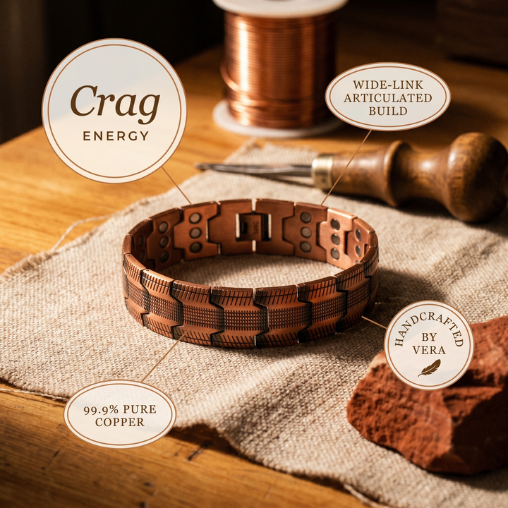 Ovia Copper Jewellery Crag Copper Bracelet