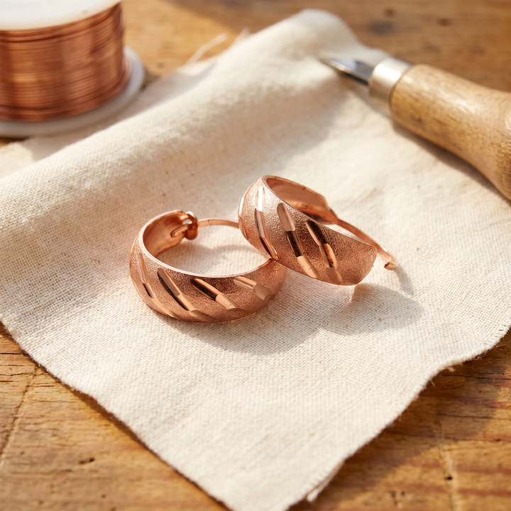 Ovia Copper Jewellery Vale Copper Earrings