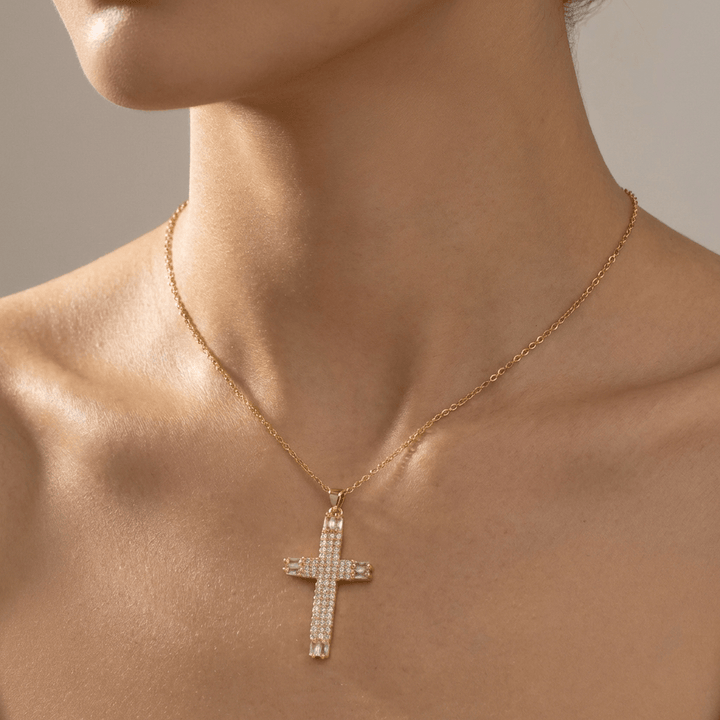 ZIRCON CROSSES DESIGNER NECKLACES